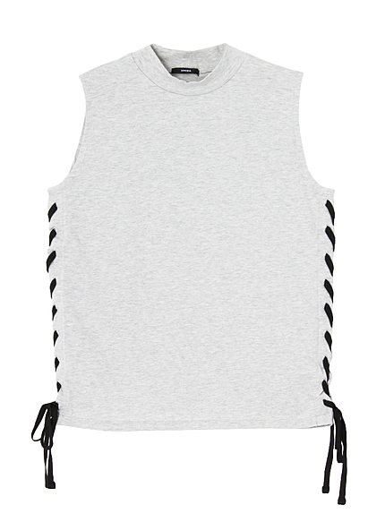 SIDEレースアップタンクトップ