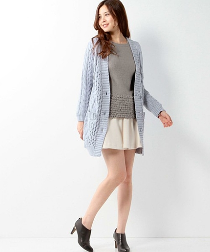 ☆JC C/AC ケーブル V ロング カーディガン