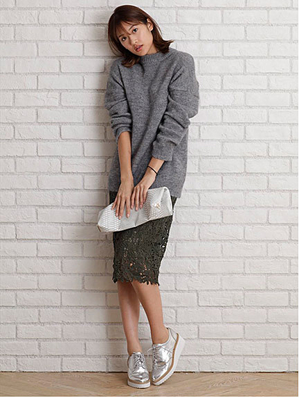 モヘア圧縮Bigニット