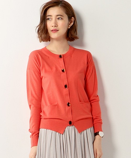 <Marilyn Moon(マリリンムーン)>ビジュー カーディガン