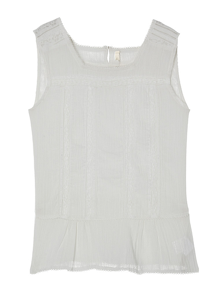 楊柳ノースリレースコンビブラウス