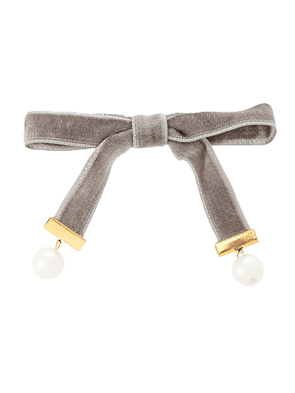 【goods】リボンパールバレッタ