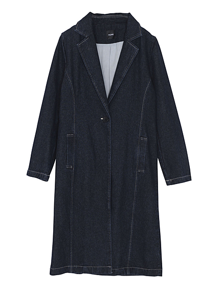 デニムチェスターコート