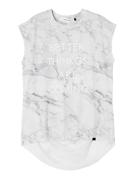 Marble stone　ラバーロゴTシャツ