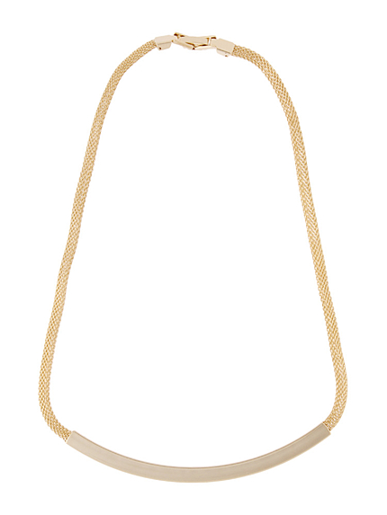 プレート×チェーンネックレス