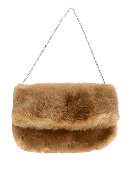 【GDS】フェイクファー折り返しクラッチBAG