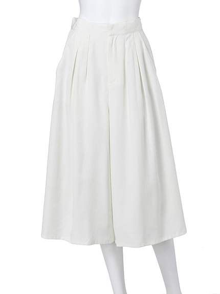 【DUO】 テンセルフレアガウチョパンツ