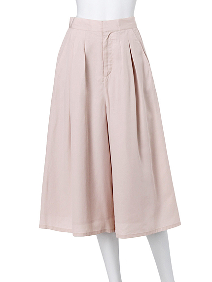 【DUO】 テンセルフレアガウチョパンツ