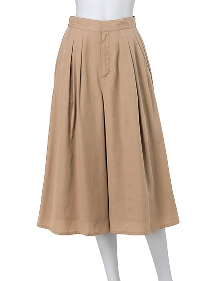 【DUO】 テンセルフレアガウチョパンツ