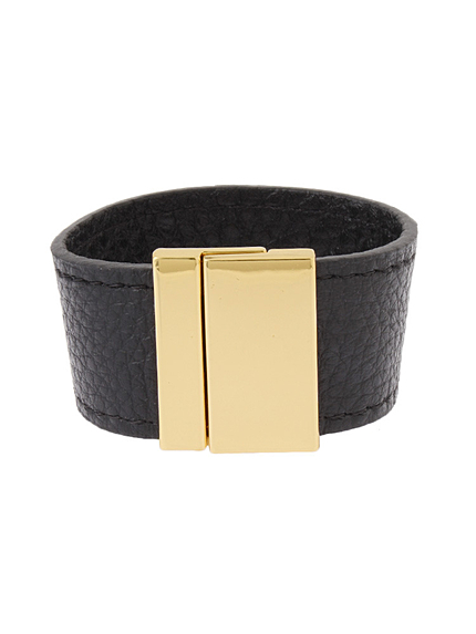 フェイクレザー×GOLDバックルブレス/2015秋最新作