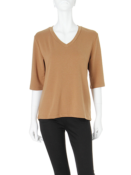 シンプルＧネックTシャツ