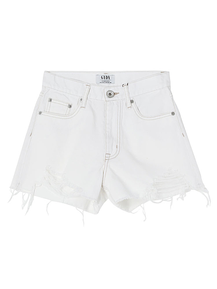 クラッシュデニムショートパンツ