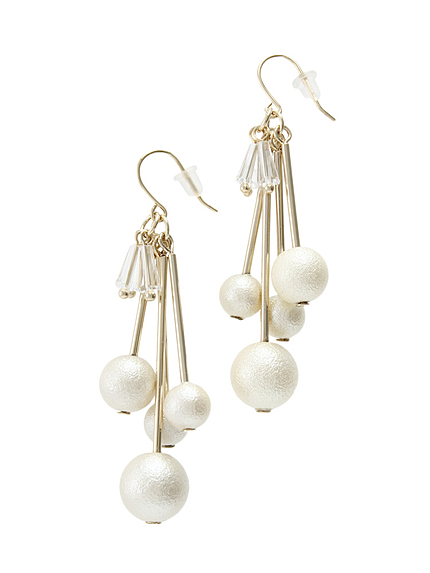 【GDS】 フリンジパールピアス