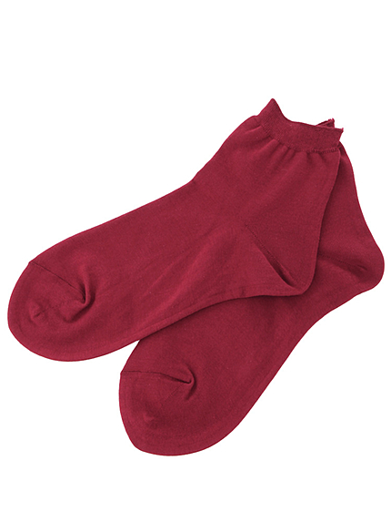 【SHOES】カラーアンクルソックス