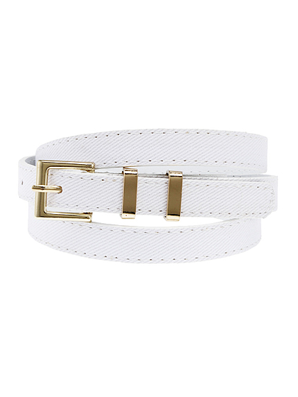 デニムライク細ベルト