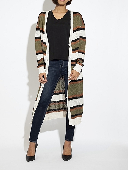 メキシカンボーダーニットカーディガン