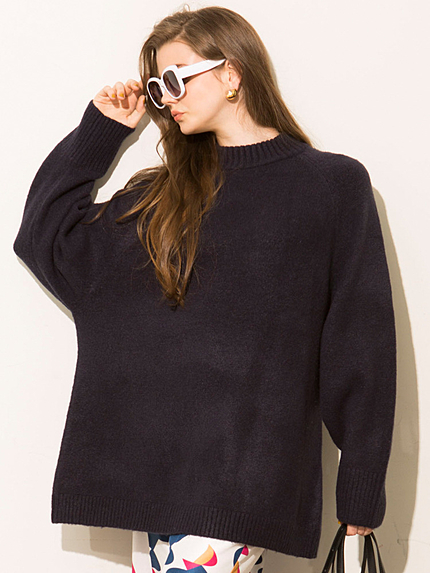 ラグランオーバーサイズプルオーバー