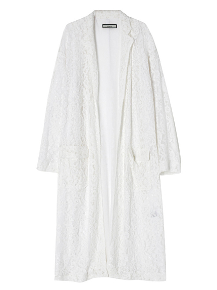 レースロングジャケット