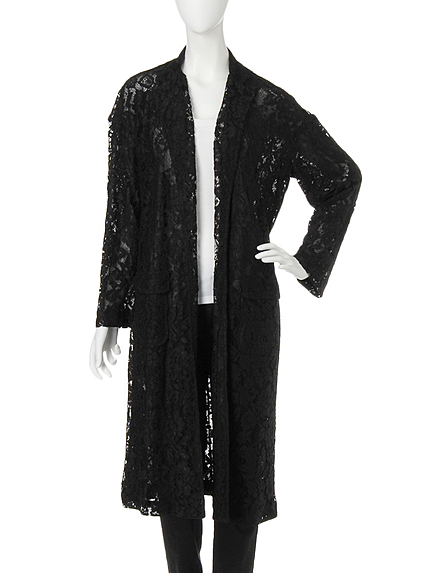 レースロングジャケット