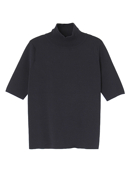 半袖タートルニット