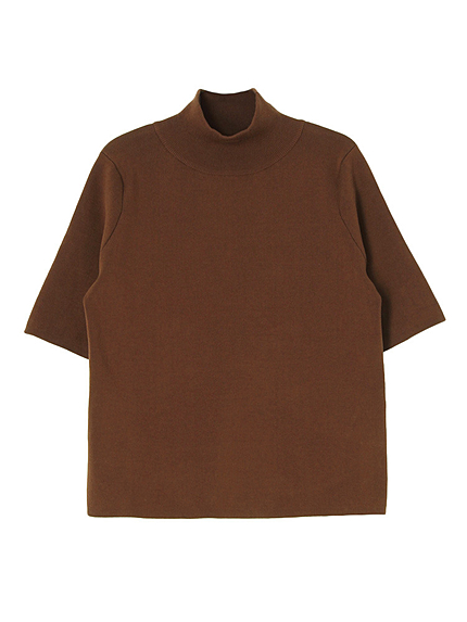 半袖タートルニット