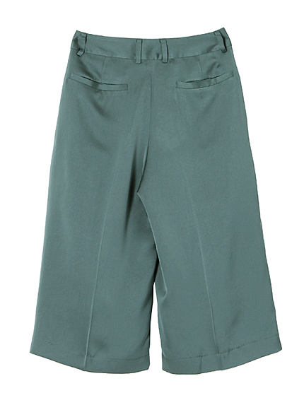 サテンフレアーパンツ