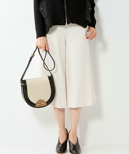 UWMF P/PU フレア ガウチョパンツ