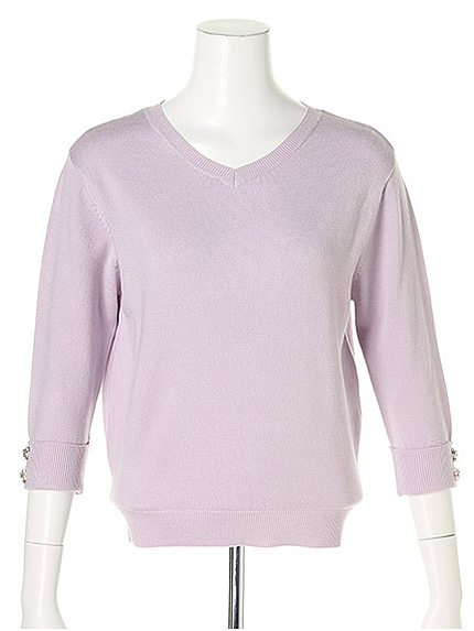 シンプルVニット(85359210)