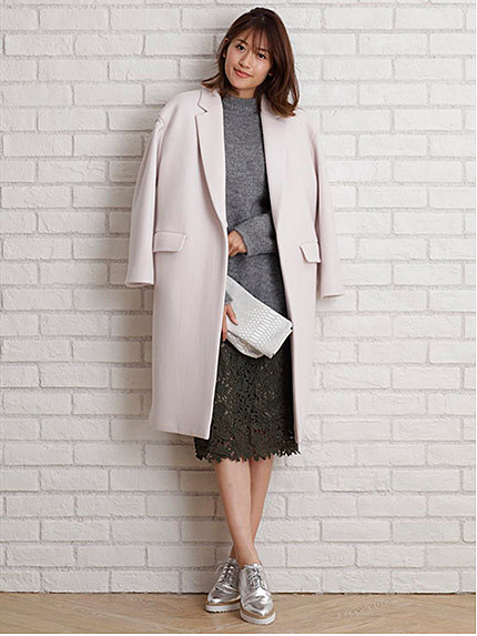 ドロップチェスターコート