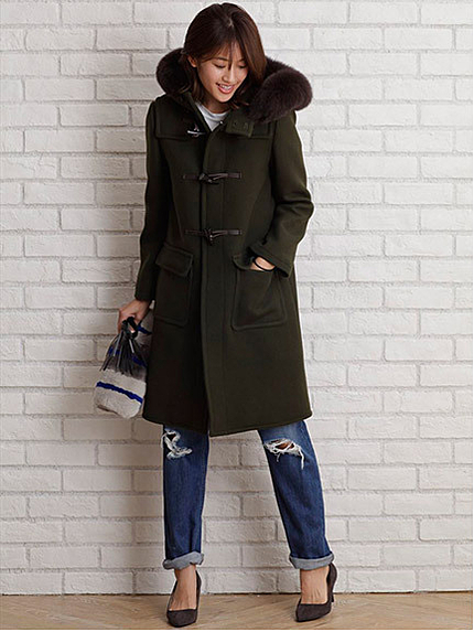 ロングダッフルコート