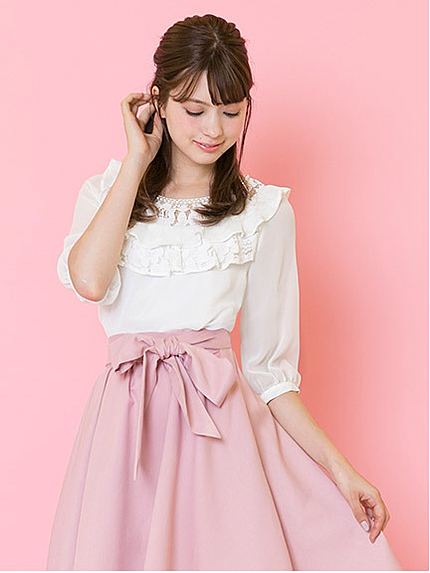 15.AW　フリルシフォンTOPS