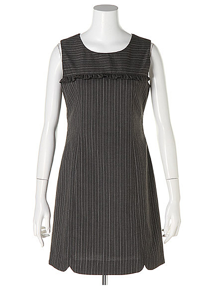 ストライプサックワンピース