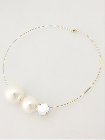 BIGストーンチョーカーネックレス