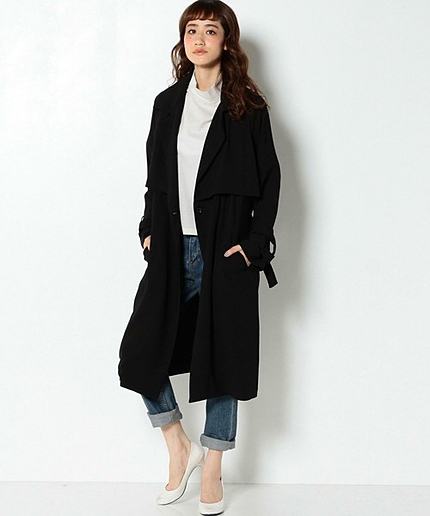 OKIRAKUエアリートレンチコート/BCOKIRAKU AIRY TRNC