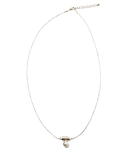 １パールロングネックレス