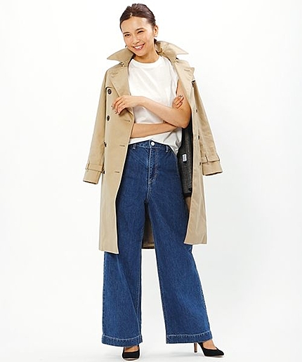 11OZデニムワイドパンツ