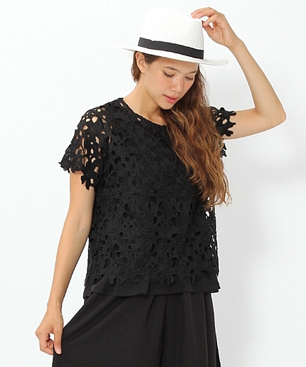 レースアンサンブルプルオーバー