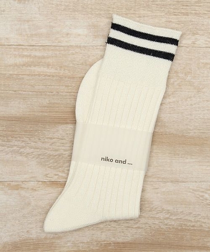 オリジナル ハイゲージ2ラインソックス