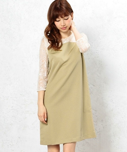 GB PE LACE キリカエ ワンピース