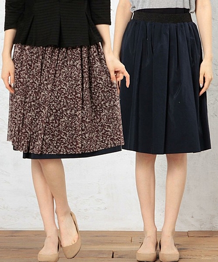 monable チュールPrt リバーシブル スカート