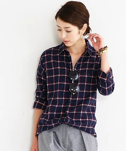【WEB限定予約】by ※シャギーチェックシャツ