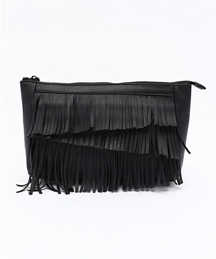 <ME+HER> レイヤードフリンジ クラッチ