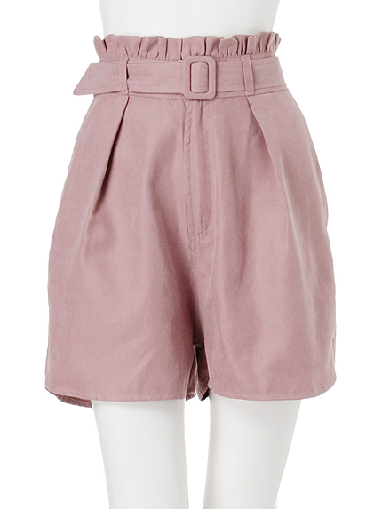 ベルトフリルショートパンツ
