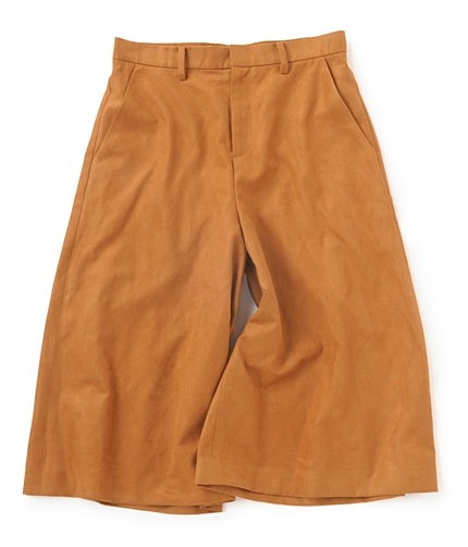 フェイクスエードガウチョパンツ 【2015AW新作】