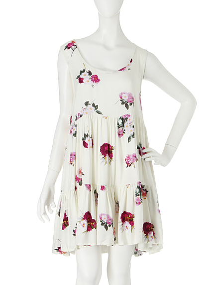 【IMPORT】Pink petals dress