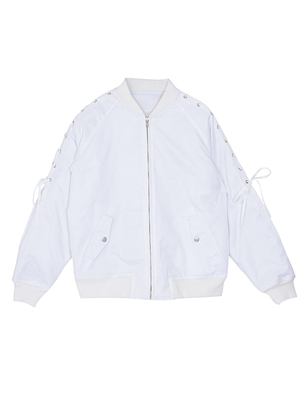 スリーブレースアップブルゾン