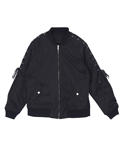 スリーブレースアップブルゾン