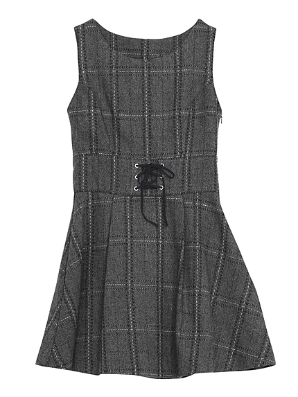 ウエストレースアップワンピース