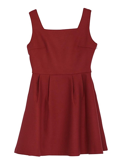 Backベルトワンピース