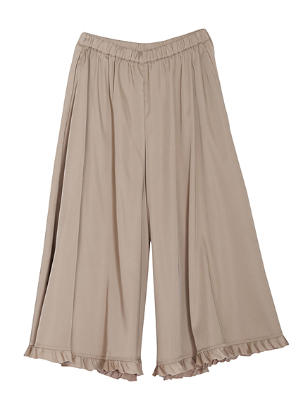 フリルワイドパンツ